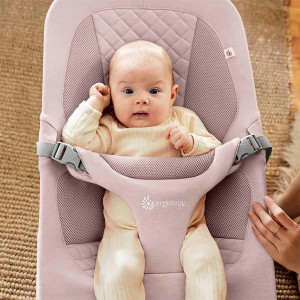 Transat bébé évolutif Evolve 3-en-1 "Rose pâle" Ergobaby