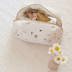 Trousse de toilette bébé en coton Jade "Waikiki" Milinane