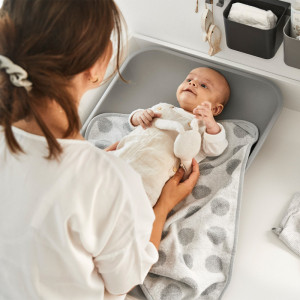 Matelas à langer bébé Matty "Gris Perle" Leander