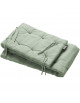 Tour de lit pour le lit Linea "& Luna en coton bio "Sauge"