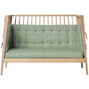 Set de conversion Sofa pour lit Luna 140 en coton bio "Sauge" Leander