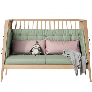 Set de conversion Sofa pour lit Luna 140 en coton bio "Sauge" Leander
