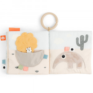 Livre bébé d'éveil sensoriel en tissu "Lalee le Lama" Done by Deer