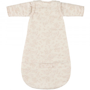Turbulette bébé fille Hiver (6-12 mois) à manches longues en coton bio rembourré "Bright Bloom"