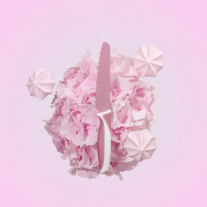 Couteau d'apprentissage enfant Kiddikutter "Cotton Candy"