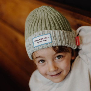 Bonnet  bébé enfant en coton bio Cool "Kaki" Hello Hossy