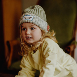 Bonnet  bébé enfant en coton bio Cool "Kaki" Hello Hossy