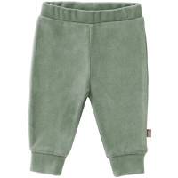 Pantalon bébé en coton bio Velours "Vert Forêt"