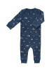 Pyjama bébé sans pieds en coton bio "Lapin Indigo"