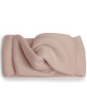 Headband en laine Mérinos "Vieux Rose" (adulte)