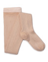 Collants fille en coton égyptien et Lurex Amélie "Sorbet"