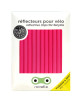 Réflecteurs pour roues de vélo (8 cm) "Rose Fluo"