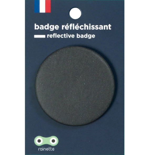 Badge réfléchissant "Noir" (4,5 cm)