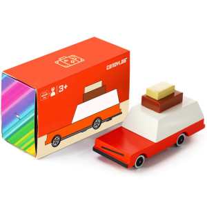 Voiture en bois "Luggage Wagon" (9,5 cm) pour enfant Candylab Toys