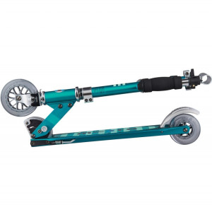 Trottinette pliable Micro Sprite avec roues LED "Bleu Pétrole" (5 ans et +) Micro Mobilty