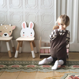 Chaise enfant en bois Forêt "Lapin" (3-6 ans) Tender Leaf Toys