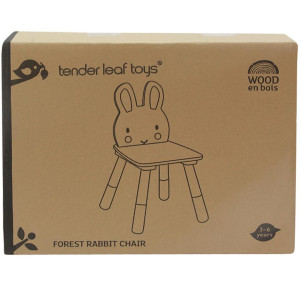 Chaise enfant en bois Forêt "Lapin" (3-6 ans) Tender Leaf Toys