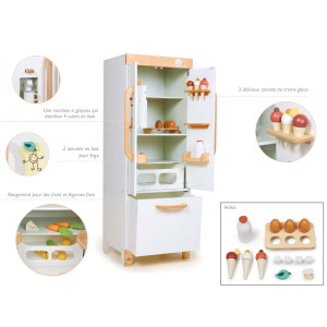 Refrigérateur jouet en bois (3-8 ans) Tender Leaf Toys