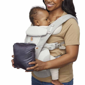 Cocon Hiver "Gris Charbon" pour porte-Bébé ergobaby
