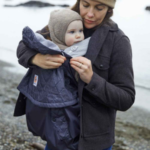 Cocon Hiver "Gris Charbon" pour porte-Bébé ergobaby