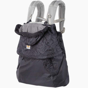 Cocon Hiver "Gris Charbon" pour porte-Bébé ergobaby