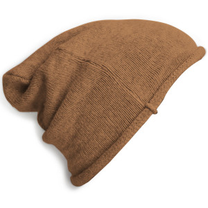 Bonnet adulte en laine Mérinos "Caramel au beurre salé" Collégien