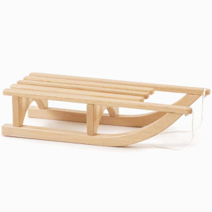 Luge en bois Pépète pour poupon Gordis Minikane