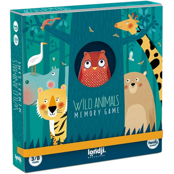 Jeu Memory Game "Wilds Animals" (3-8 ans)