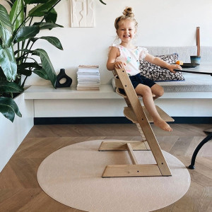 Tapis de protection de sol bébé en vinyl Rainbow "Mocha" Eeveve