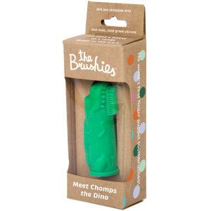 Brossette à dents bébé en silicone Cro Cro le Dinosaure (1-4 ans) The Brushies
