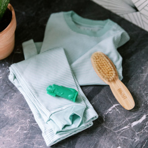 Brossette à dents bébé en silicone Cro Cro le Dinosaure (1-4 ans) The Brushies