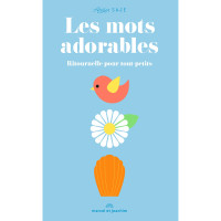 Livre "Les mots adorables" (0-2 ans) d'Atelier Saje
