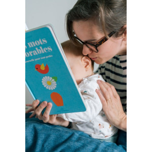 Livre bébé "Les mots adorables" (0-2 ans) d'Atelier Saje Marcel & Joachim