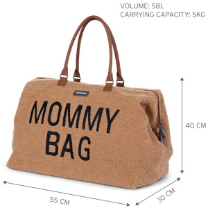 Sas à langer Mommy Bag Teddy "Brun" Childwood
