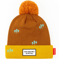 Bonnet en coton bio et polaire Mountain "Cool Trees"