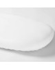 Drap housse 33x72 en coton bio "Blanc" pour berceau/landau