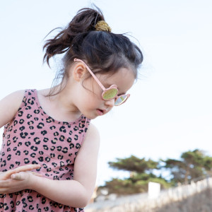 Lunettes solaires bébé 1-2 ans Ours'on "Rose Pêche" Ki et LA