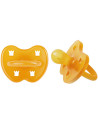 Tétines Rondes en caoutchouc naturel (3-36 mois) Classic "Couronne" (x2)