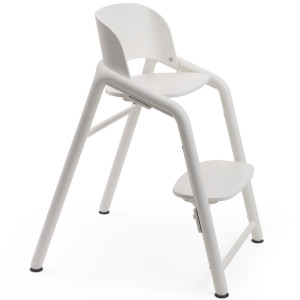 Chaise haute évolutive en bois et bioplastique Giraffe "Blanc" Bugaboo