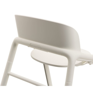 Chaise haute évolutive en bois et bioplastique Giraffe "Blanc" Bugaboo