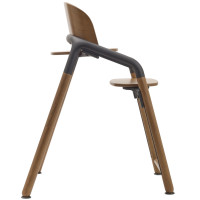 Chaise haute évolutive en bois Bugaboo Giraffe "Bois chaud/Gris"