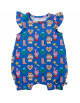Combishort bébé en coton bio Zita "Lucky Day" - Outlet