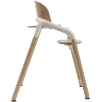 Chaise haute évolutive en bois Bugaboo Giraffe "Bois neutre/Blanc"