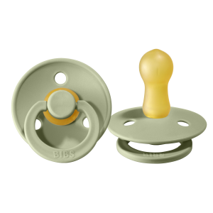 Tétine en caoutchouc naturel physiologique (0-6 mois) "Vert Sauge" BIBS
