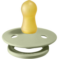 Tétine ronde en caoutchouc naturel (0-6 mois) "Vert Sauge"