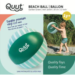 Ballon de plage "Vert Jardin" (30 cm) Quut