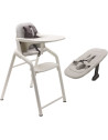 Chaise haute bébé évolutive 4-en-1 en bois Bugaboo Giraffe "Blanc" 