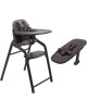 Chaise haute bébé évolutive 4-en-1 en bois Bugaboo Giraffe "Noir"