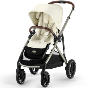 Poussette Cybex Gazelle S châssis taupe "Seashell Beige"