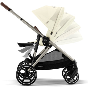 Poussette Cybex Gazelle S châssis taupe "Seashell Beige"